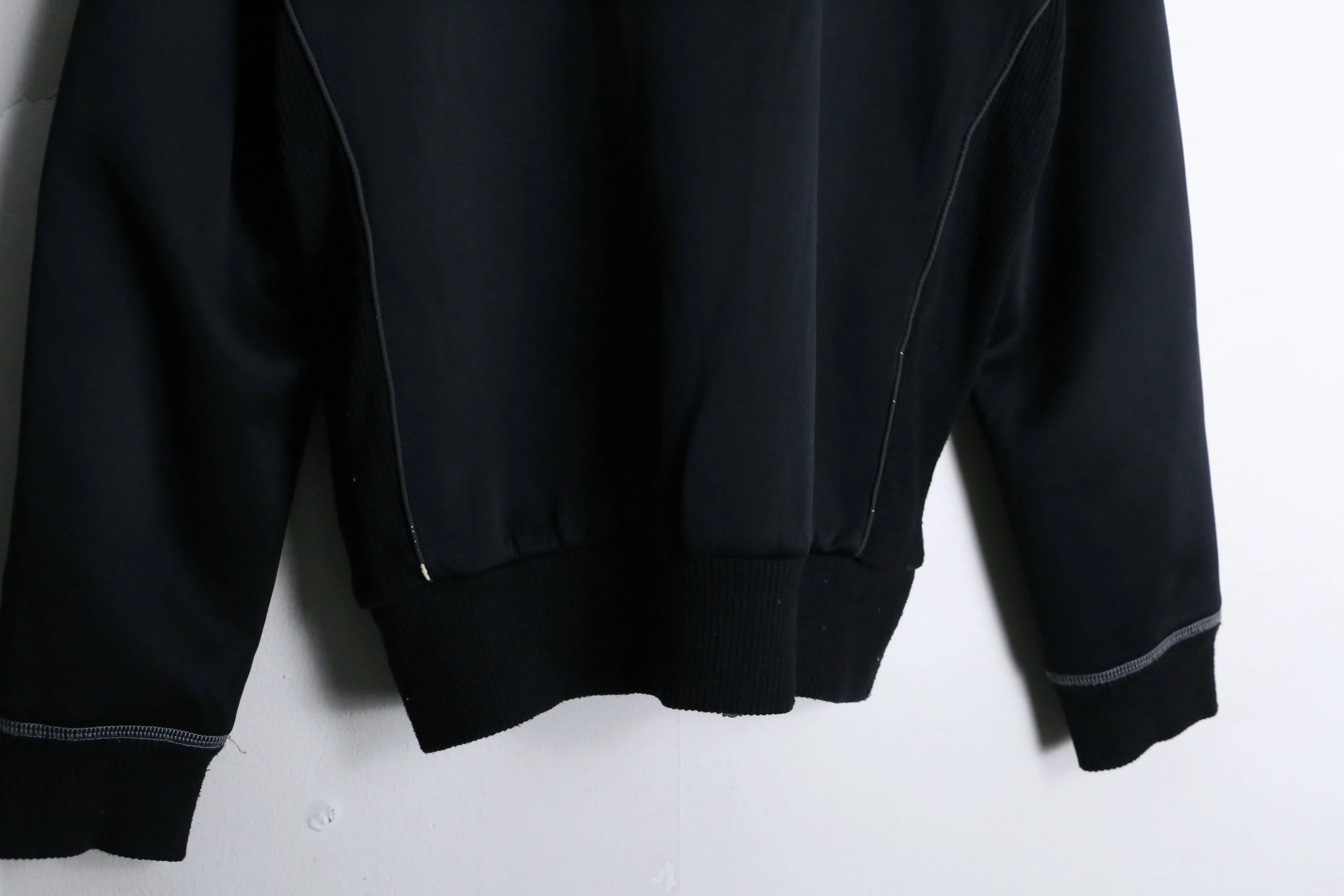 black color high neck track jacket