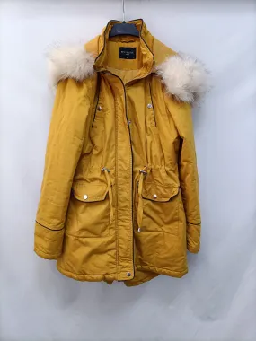 BRAVE SOUL. Parka amarilla pelo T.m