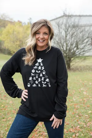 Decorate the Tree Long Sleeve Graphic Tee