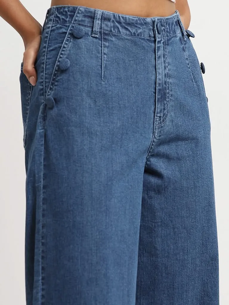 LOV Blue Straight - Fit High - Rise Jeans