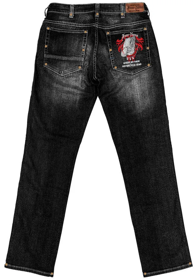 Men's Black BEAR Rider MADE IN USA 20 oz Jeans