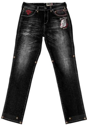Men's Black BEAR Rider MADE IN USA 20 oz Jeans