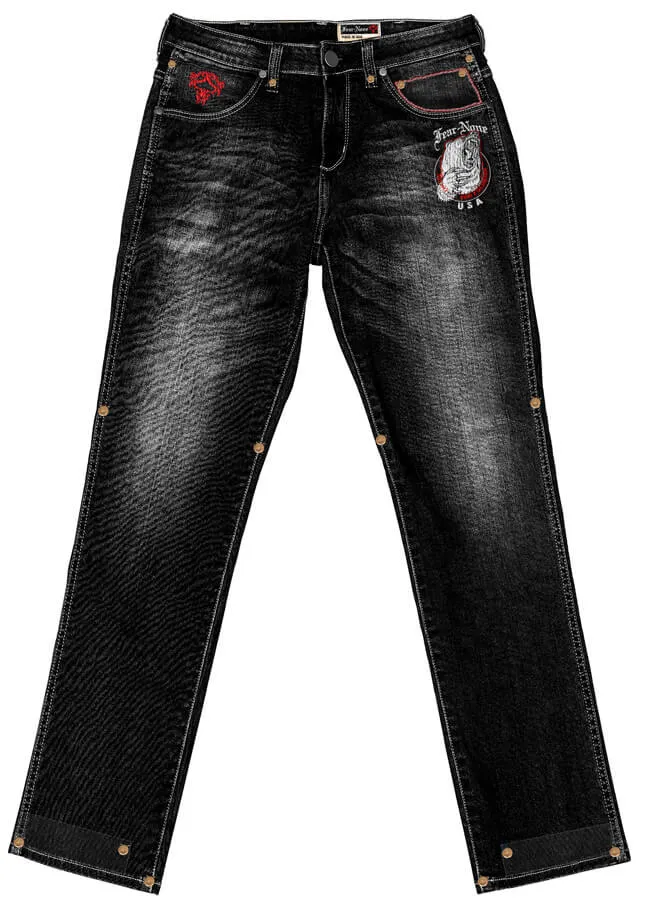 Men's Black BEAR Rider MADE IN USA 20 oz Jeans