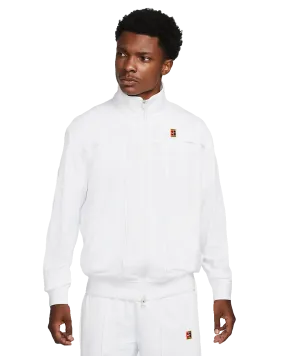 Mens NikeCourt Heritage Tennis Jacket (White)