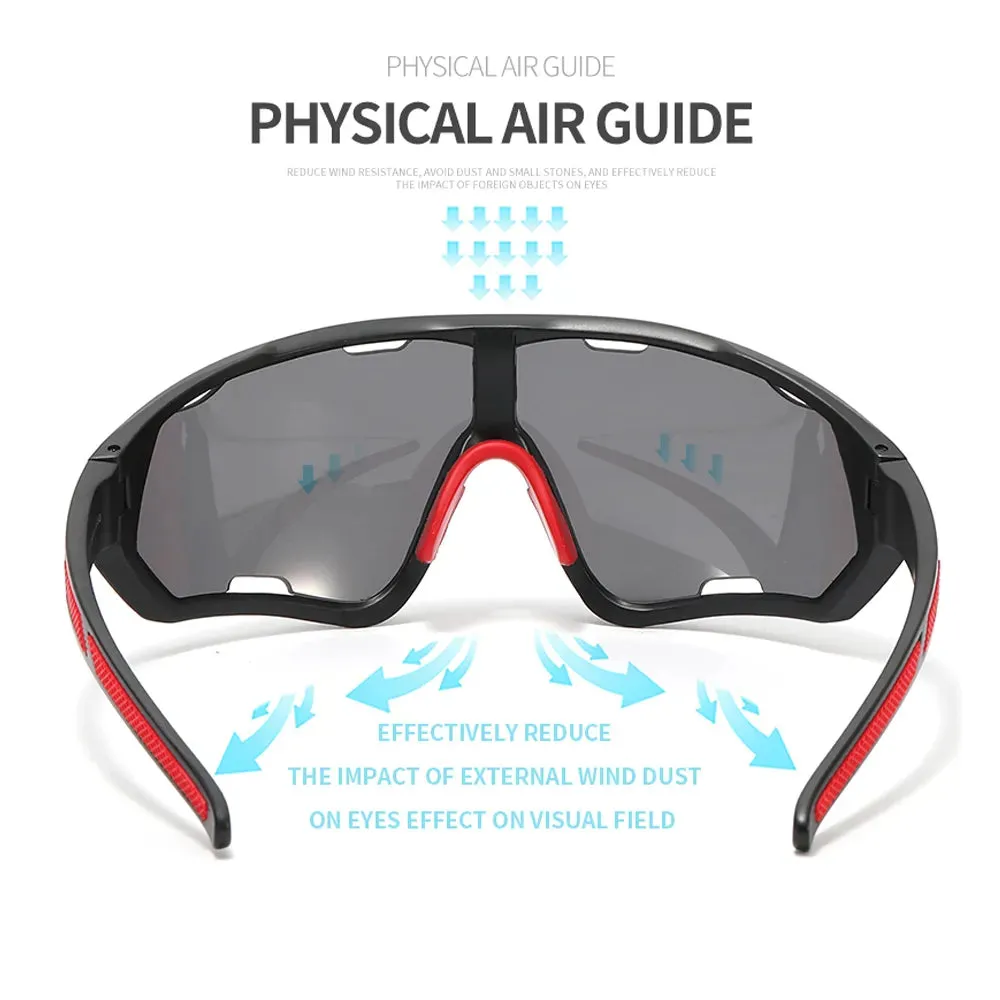 Riding Glasses Cycling Sunglasses UV400 Sports Glasses Bicycle Mountain Bike Eyewear Men's & Women’s Sunglasses Road Goggles