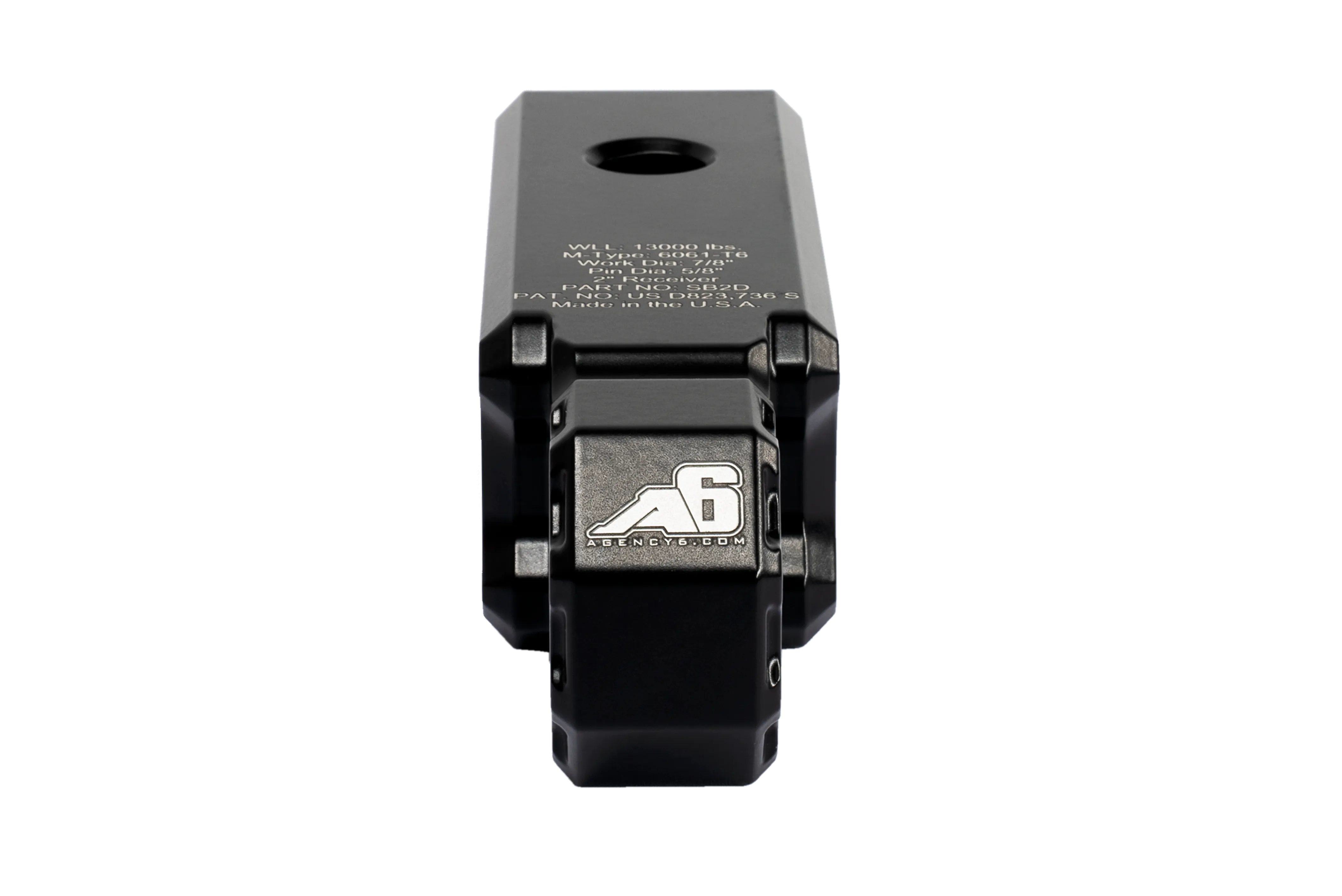 Shackle Block 2" - Black