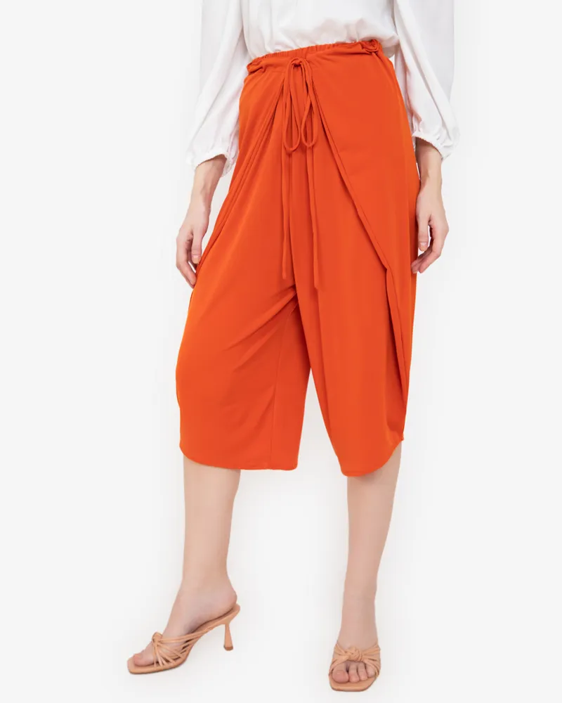Sigrid Drawstring Waistband Jersey Culottes
