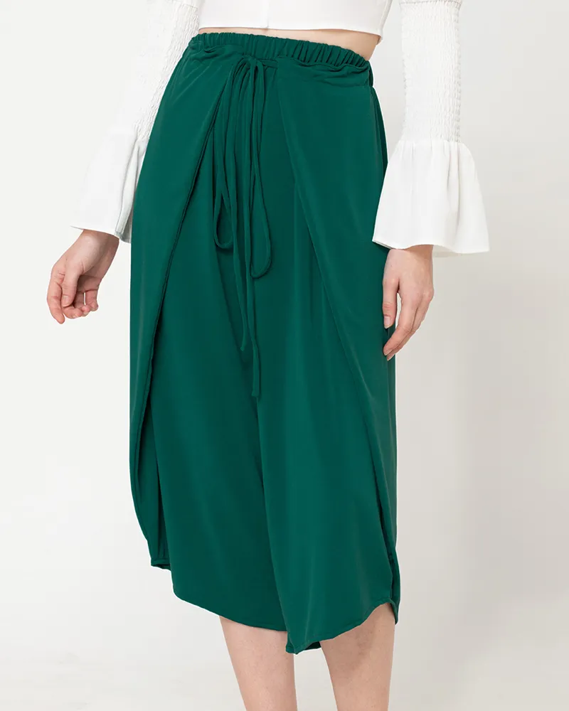 Sigrid Drawstring Waistband Jersey Culottes