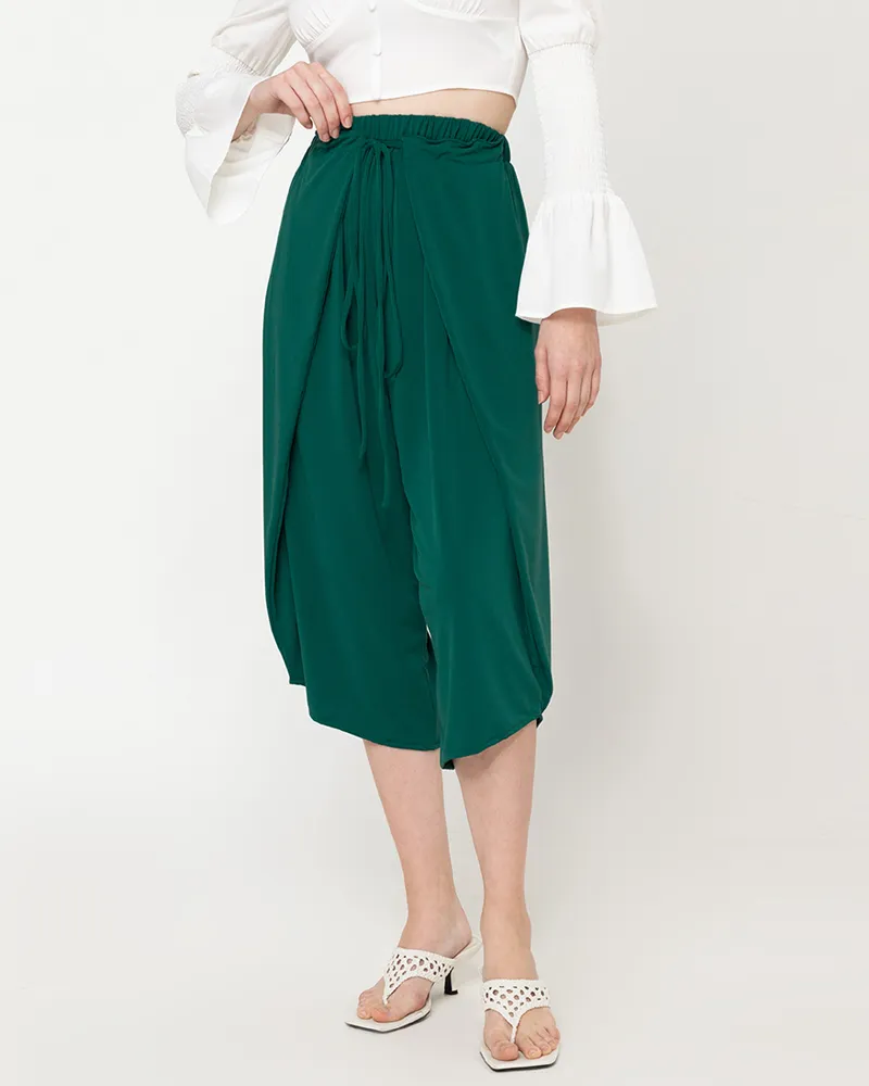 Sigrid Drawstring Waistband Jersey Culottes
