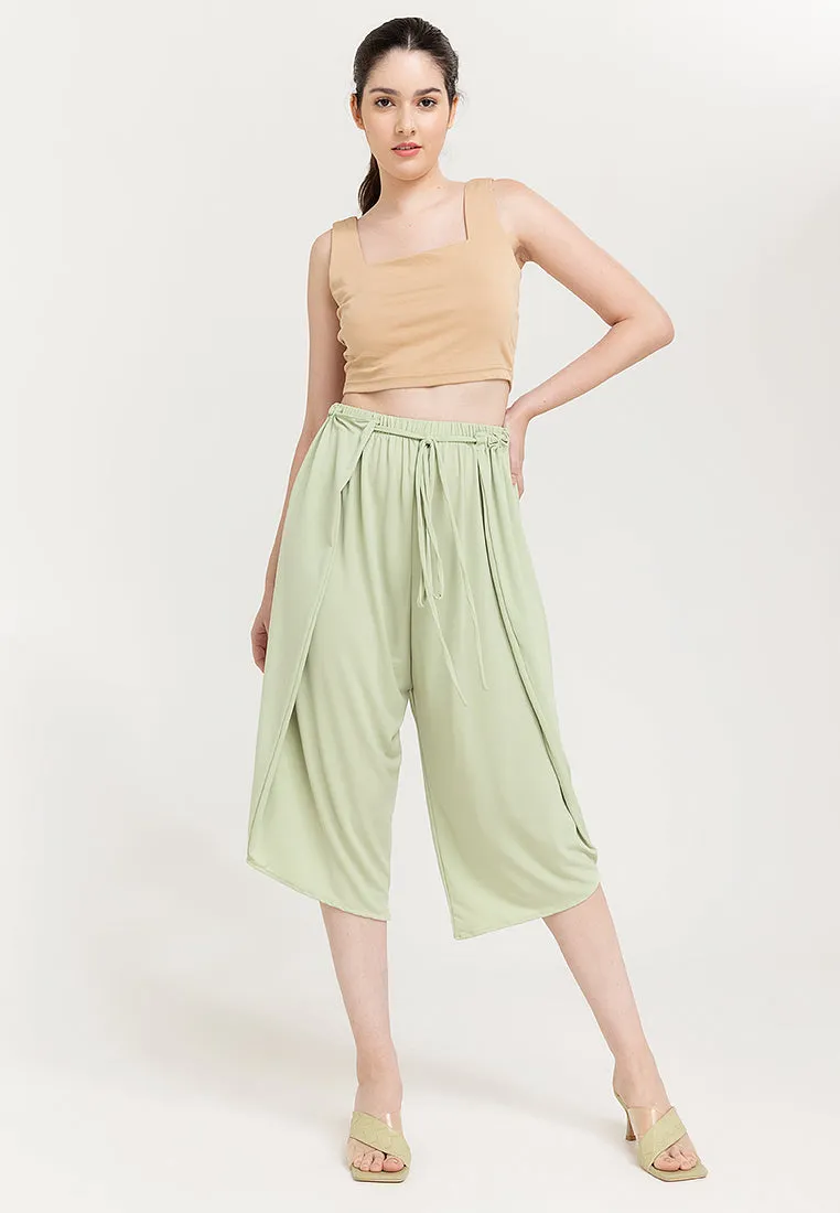 Sigrid Drawstring Waistband Jersey Culottes