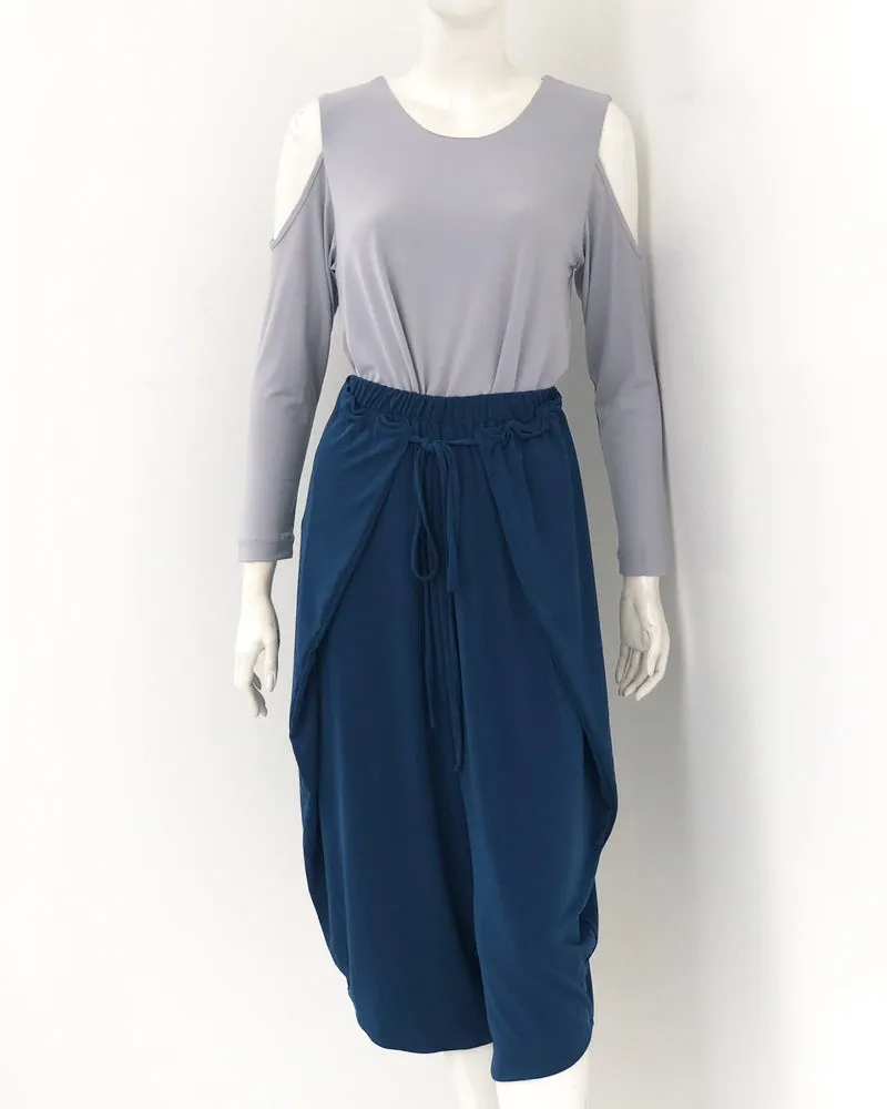 Sigrid Drawstring Waistband Jersey Culottes
