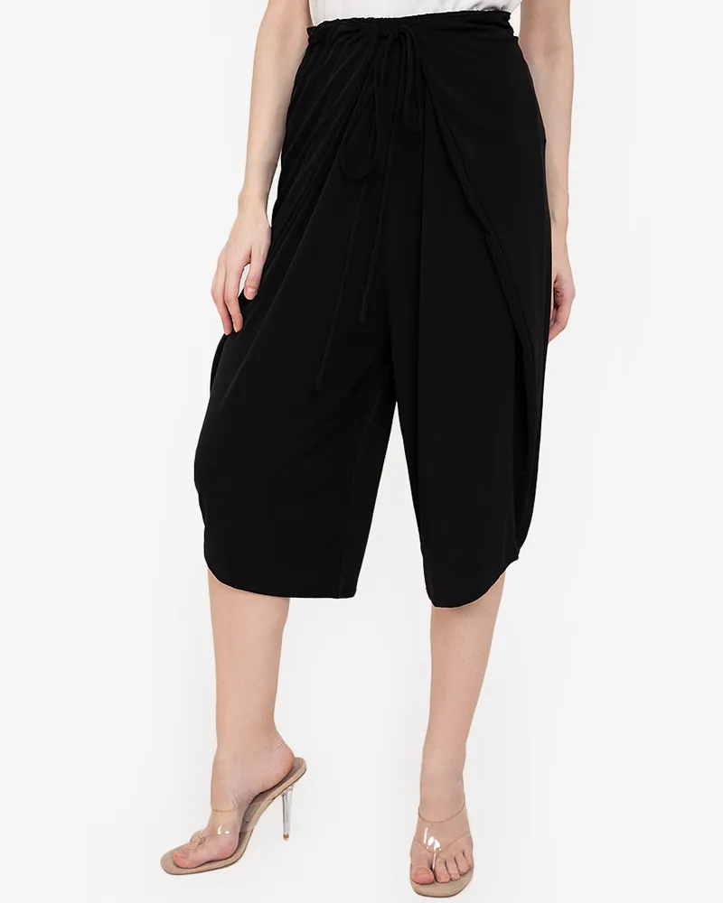 Sigrid Drawstring Waistband Jersey Culottes