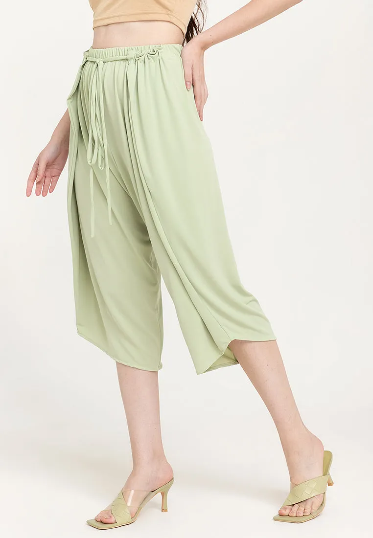 Sigrid Drawstring Waistband Jersey Culottes