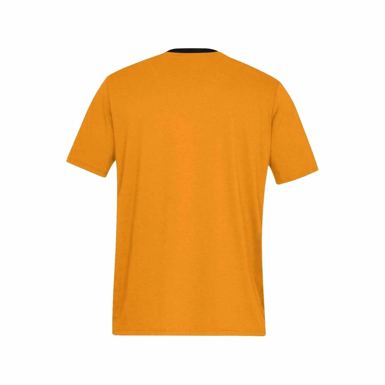 Uniquely You Mens T-Shirt /  Tangerine Orange     - Short Sleeve Casual Shirt