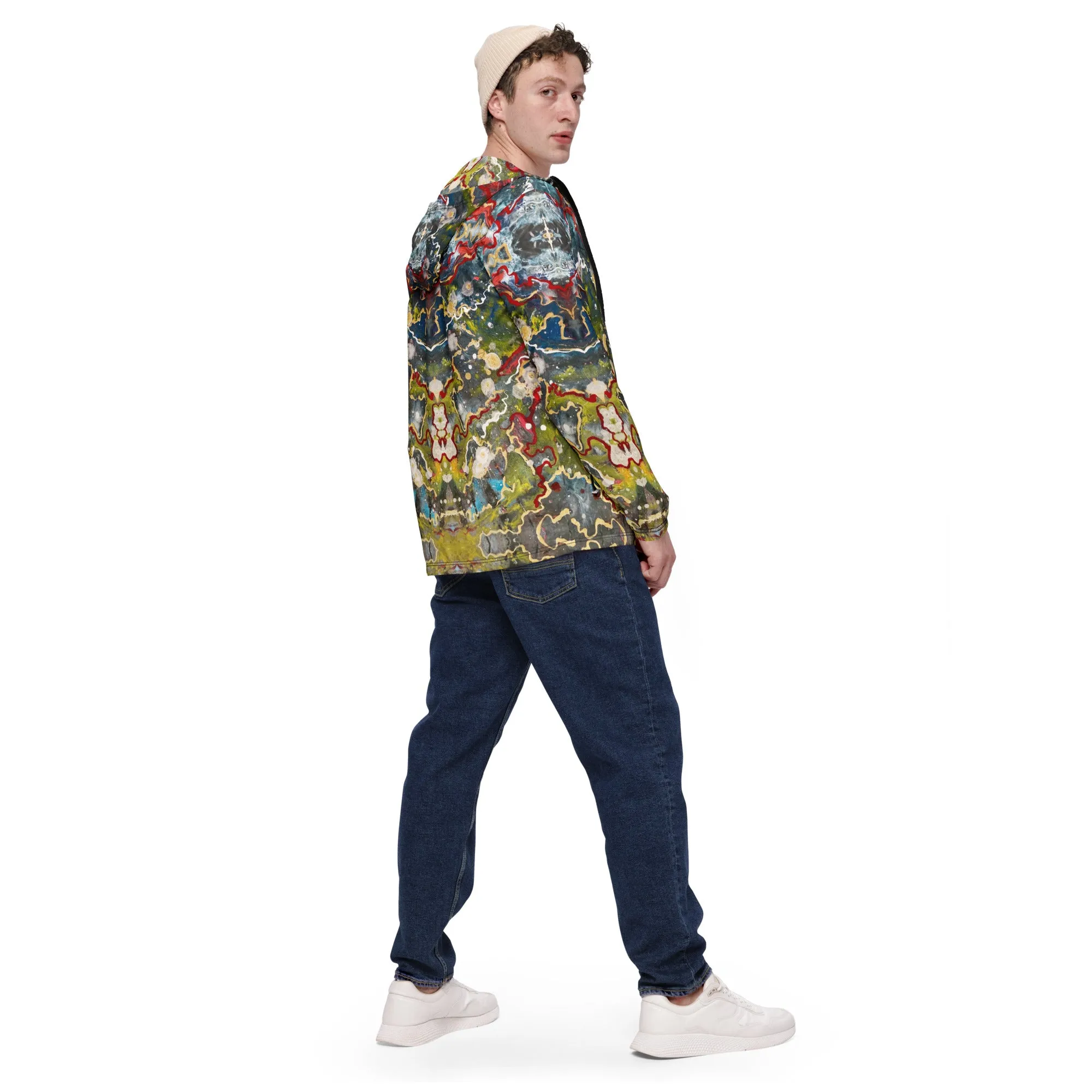 Unisex Track Jacket, Golden Galaxy